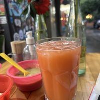 I had the water of the day which was watermelon 🍉   at Vegetal - temporarily closed in Mexico City