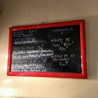 todays menu at Marie Colline in Cahors