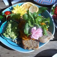 Pumpkin toast at Flora and Fauna in Fremantle