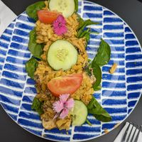 Truffle Mac and cheese at Flora and Fauna in Fremantle