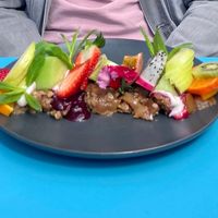 Apple crumble  at Flora and Fauna in Fremantle