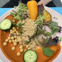 Pumpkin smashed avo  at Flora and Fauna in Fremantle