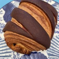 Chocolate croissant   at Flora and Fauna in Fremantle