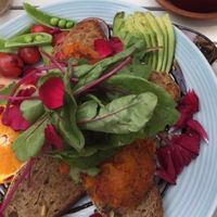 Pumpkin hummus at Flora and Fauna in Fremantle