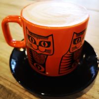 Maple Oat Latte at Flora and Fauna in Fremantle