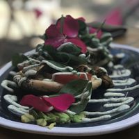 Pesto Mushrooms at Flora and Fauna in Fremantle