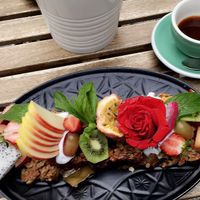 baked apple oats at Flora and Fauna in Fremantle