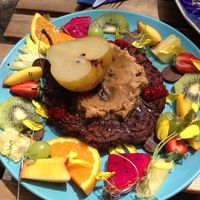 Choco waffle at Flora and Fauna in Fremantle