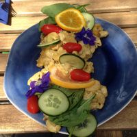 Truffle mac & cheese at Flora and Fauna in Fremantle