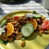 Mac n cheese at Flora and Fauna in Fremantle