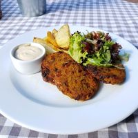 main course at Urwis House in Jastarnia