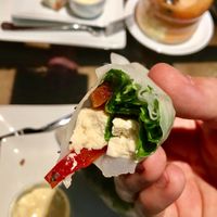 Tofu summer roll at Twiggy in Bilbao