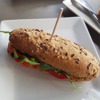 Hummus pincho at Twiggy in Bilbao