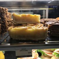 Vegan apple cake - good size!  at FRA - Coffee Fellows - T1 in Frankfurt