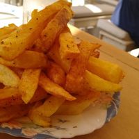 Oregano chips at Pane e Souvlaki in Corfu