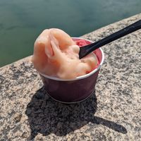Orange and Strawberry (5€) - 3/5 at Ernest le Glacier in La Rochelle