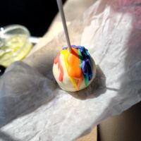 Cake pop at Goldenrod Pastries in Lincoln