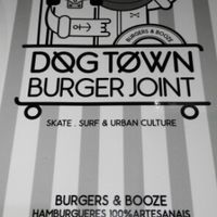 Placemat logo. at Dog Town Burger Joint in Lisbon