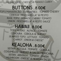 Veggie burgers list. at Dog Town Burger Joint in Lisbon