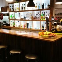 Dogtown bar area. at Dog Town Burger Joint in Lisbon