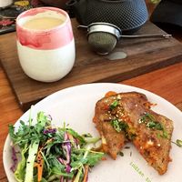 I’ll definitely need to try and make an Indian-style toastie at home   at Foraged in Seddon