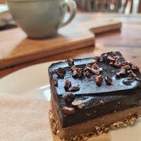 Best chai and raw caramel slice at Foraged in Seddon