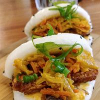 Bao tempeh sliders  at Foraged in Seddon