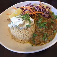 Mushroom curry (special ) at Foraged in Seddon