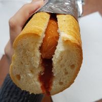 Hot Dog at Orient Grill in Imst