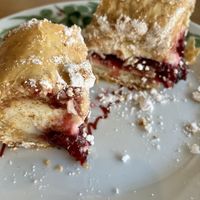 Amazing cherry strudel  at Blossoming Lotus in Newtown