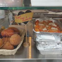  Vegan supplì and other delicious homemade delicatessen  at Vegan Store Stall 83 in Rome