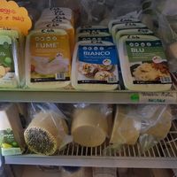 Vegan cheese at Vegan Store Stall 83 in Rome