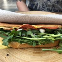 Haven in a sandwich  at Vegan Store Stall 83 in Rome