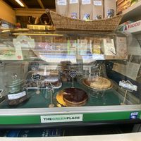 Dessert window at Vegan Store Stall 83 in Rome