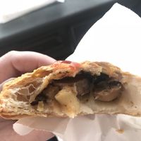 Vegan sausage and mash special  at Ranch Pies in Warwick