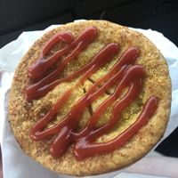 Curry vegan pie at Ranch Pies in Warwick