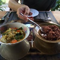 Vegetable curry at Banlle in Siem Reap