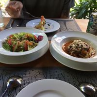 Warm house salad with vermicelli, Banlle pasta at Banlle in Siem Reap