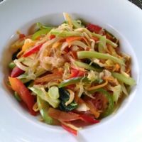 Warm Salad at Banlle in Siem Reap