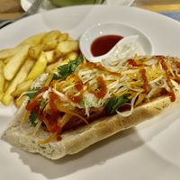Vegan bahn mi   at Banlle in Siem Reap