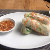 Spring rolls at Banlle in Siem Reap