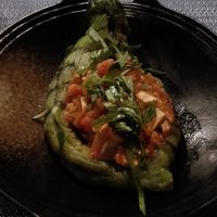 Stuffed eggplant at Banlle in Siem Reap