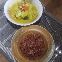 Amok with Rice  at Banlle in Siem Reap