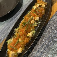 Eggplant and tofu  at Banlle in Siem Reap