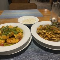 Regional dishes made with tofu and mushrooms  at Banlle in Siem Reap