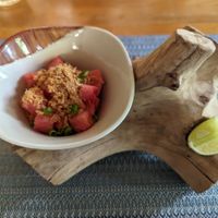 watermelon salad at Banlle in Siem Reap