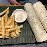 Caesar salad wrap  #Veganuary at Banlle in Siem Reap