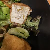 Inside the stuffed fried tofu  at Banlle in Siem Reap