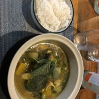 roasted sticky rice (actually, a soup!)   at Banlle in Siem Reap