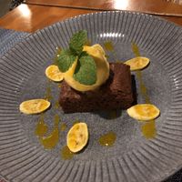 vegan brownie (REALLY GOOD)   at Banlle in Siem Reap